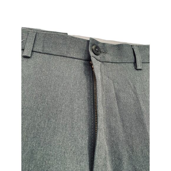 Haggar Iron Free Premium Straight Fit Suit Pants 44W x‎ 29L Gray - Picture 9 of 15
